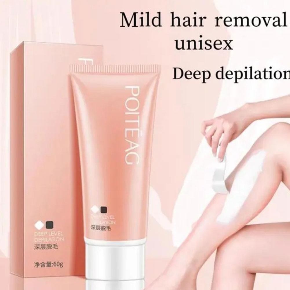 60g ครีมกําจัดขนไม่เจ็บปวด Intimate อะไหล่ขา Body รักแร้ Depilatory สําหรับ Man ผู้หญิง Body T6K5
