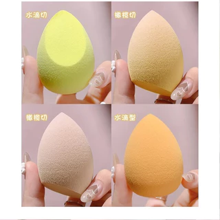 ราคาต่ําสุดใ พร้อมส่งค่ะ📦 ฟองน้ำแต่งหน้า 4 ชิ้น(beauty egg) ฟองน้ำเกลี่ยรองพื้น ฟองน้ำแต่งหน้ารูปไข่ เกลี่ยง่าย