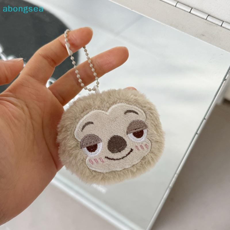 Abongsea Kawaii พวงกุญแจตุ๊กตาน่ารักตุ๊กตาอะนิเมะพวงกุญแจการ์ตูน Fox กระต่าย Sloth Panther ตุ๊กตาตุ๊กตาผู้ถือกระเป๋าเป้สะพายหลังจี้ Nice