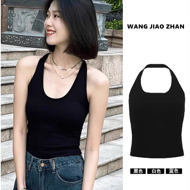 【WJZ】เสื้อกล้ามผู้หญิงสุดเซ็กซี่พร้อมเสื้อกั๊กเสริมฟองน้ำ【L558】