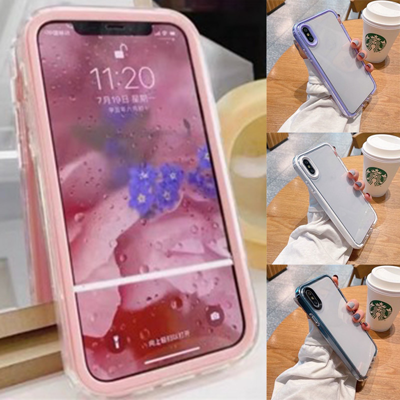 3 in 1 เคสโทรศัพท์ซิลิโคน TPU เคสไอโฟน for iPhone 16 15 14 13 12 11 Pro Max เคสไอโฟน 13 7 8 Plus X X