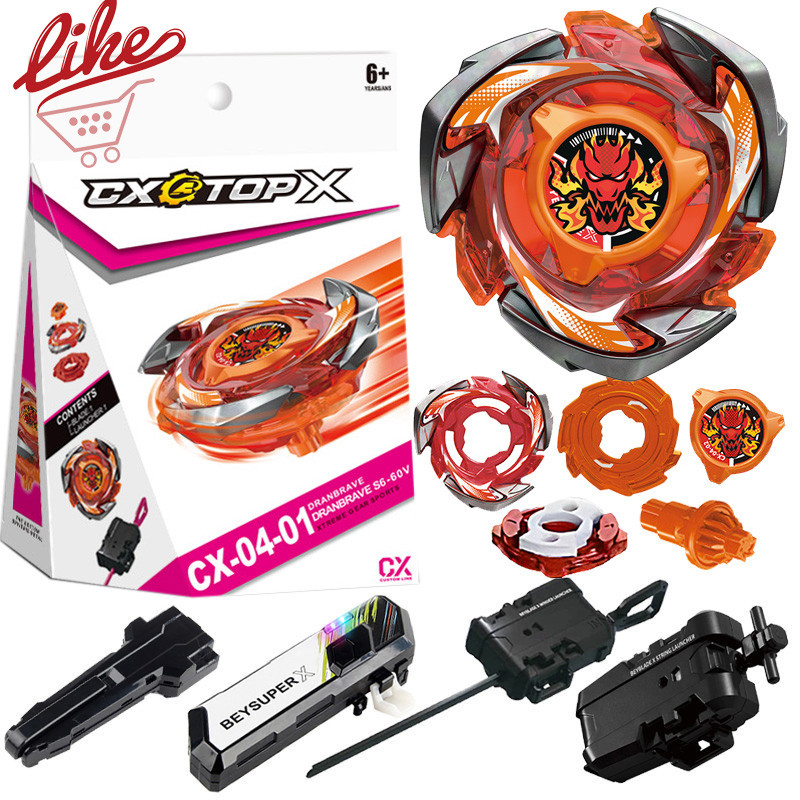 Beyblade X CX-04 Battle Entry ชุด 01 Dran Brave Beyblade Xtreme พร้อม Launcher Led Grip ชุดสําหรับ B