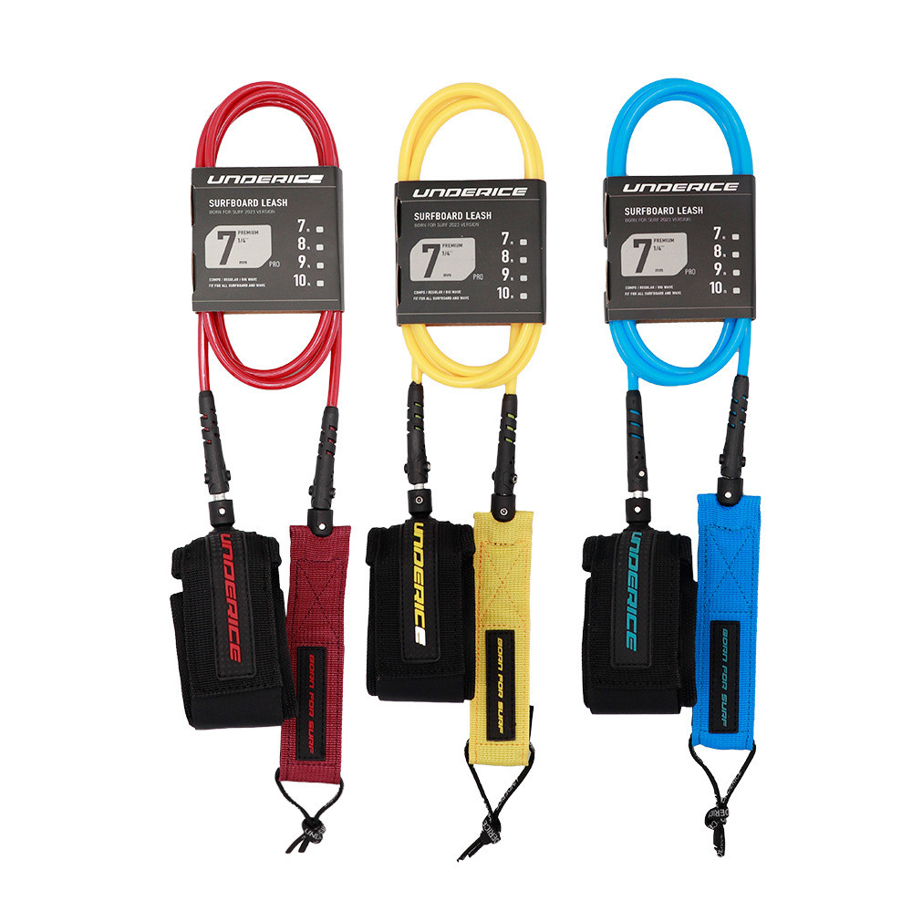 สาย Leash เซิร์ฟบอร์ด 6FT 7FT สายโคลงขาแบบตรง TPU กันน้ำ หมุนสแตนเลส สายรัดขา Surf SUP Bodyboard แข็งแรง ทนทาน