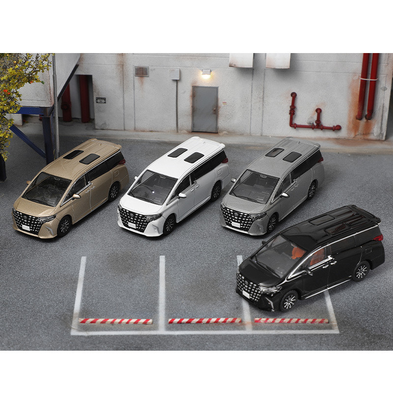 DCT-Shadow 1/64 Toyota Alphard MPV โมเดลรถ รถของเล่น สําหรับเด็กผู้ชาย ของขวัญวันเกิด ของเล่นเด็ก รถสะสม#peetyeee