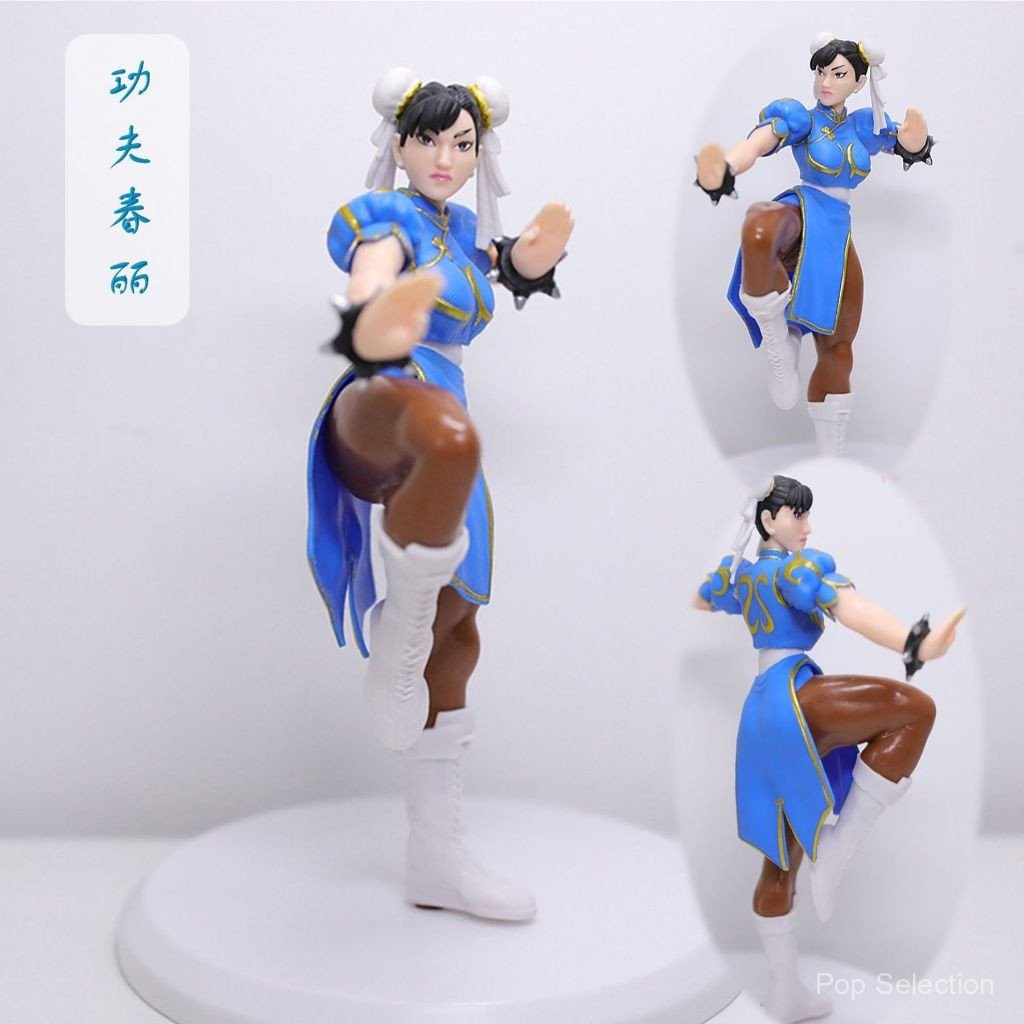 15.5ซม. Capcom Fighting เกม Street Fighter Chun-Li Kung Fu เดสก์ท็อปรูปปั้นคอลเลกชันตกแต่ง PVC Action figures ตุ๊กตาของเล่น - รูปที่ 5
