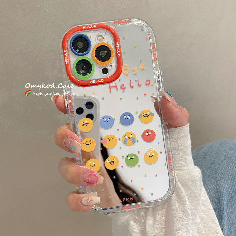 กระจกสําหรับOPPO A18 A38 A15 A16 A17 A58 A57 A54 A53 A79 A7 A3S A92 A31 A5s A7 A12 A32 เคสโทรศัพท์In