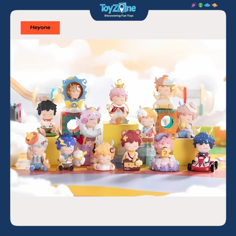 Huhu Cloud Game City Series HEYONE โมเดลของเล่นกล่องตาบอด