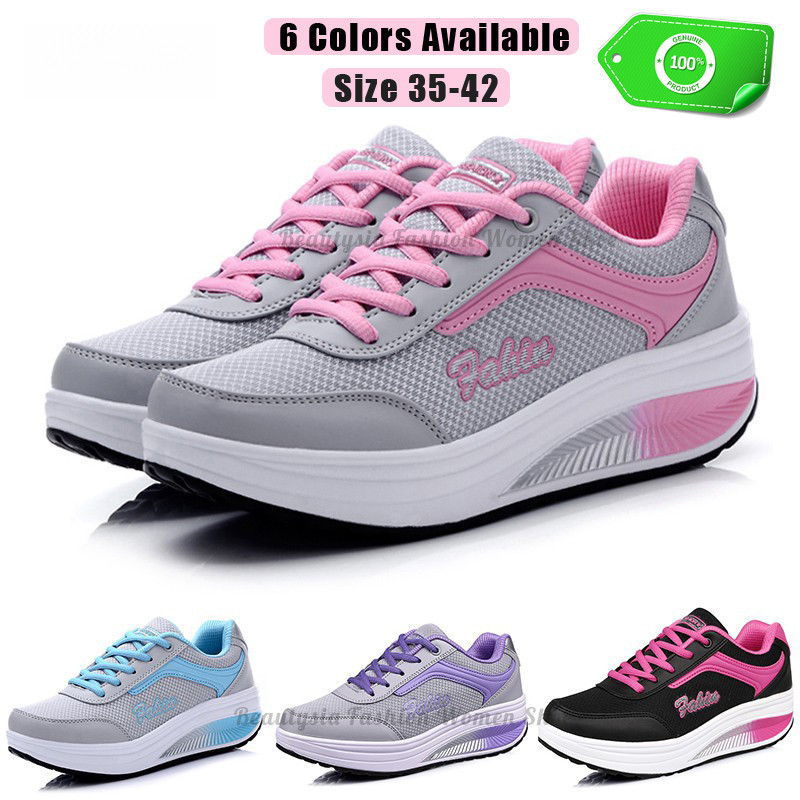 <kika. shop=">20240924   พร้อม คลังสินค้า รองเท้าผู้หญิงน้ําหนักเบาสบายพร้อมพื้นรองเท้าหนาสําหรับวิ่