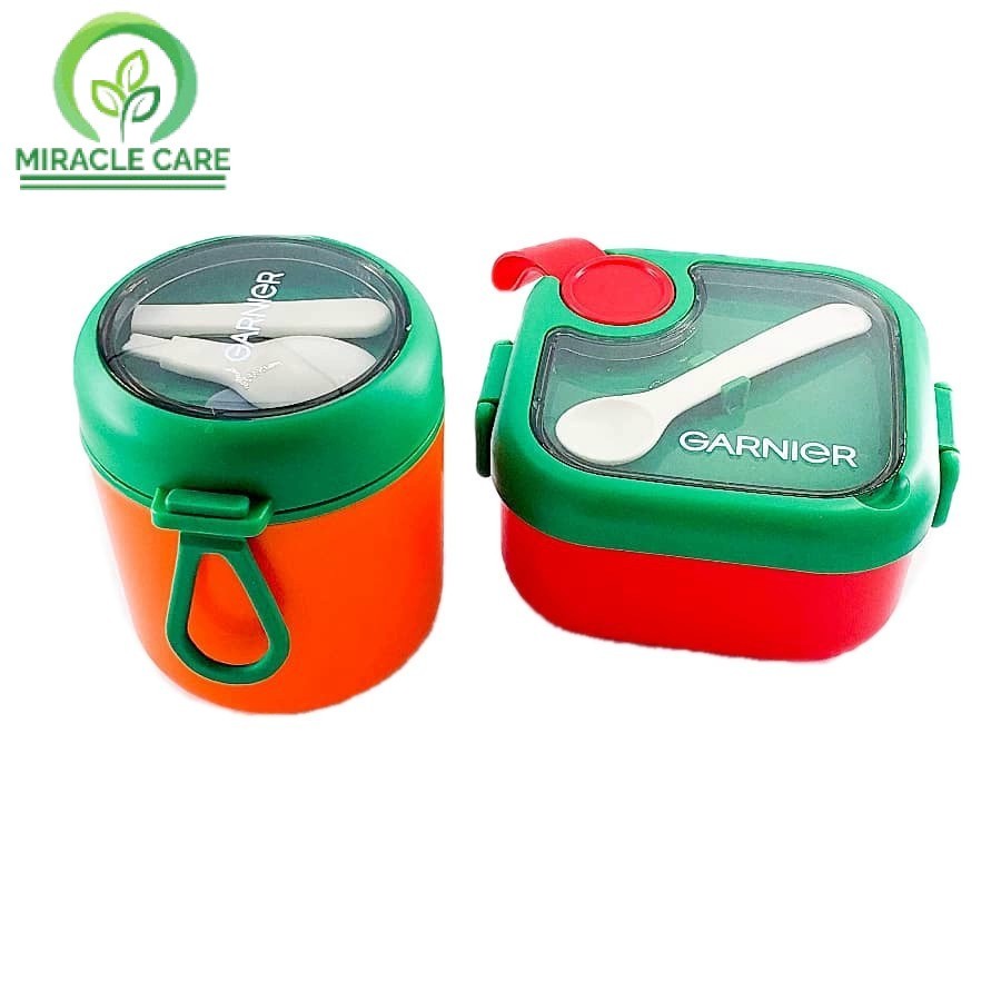 Garnier Baby Selector Square / Round Lunch Box Set