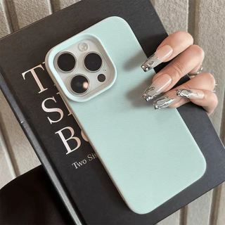🔥COD🔥Case For iPhone 11 13 12 14 15 16 PRO X XR XS MAX 7 8 PLUS เนื้อลิ้นจี่ กรณีโทรศัพท์แฟชั่น