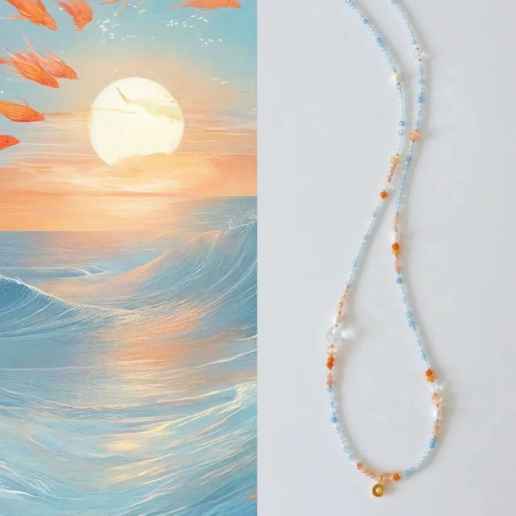 ใหม่สไตล์อเนกประสงค์ระดับไฮเอนด์หวานและการออกแบบเฉพาะของผู้หญิงไหปลาร้าโซ่สร้อยคอยาว - รูปที่ 7