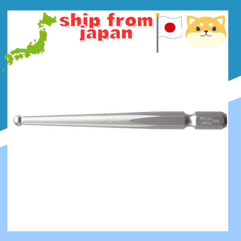 VESSEL Ball Point Bit, 4mm/6mm x 82mm, 1 Piece