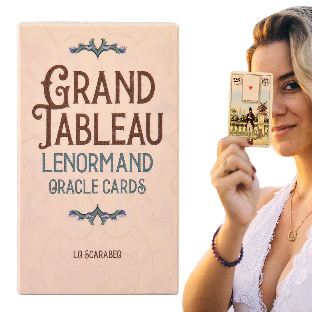Grand Tableau Lenormand Oracle การ์ด Tarot Fate การ์ดทํานายเกมปาร์ตี้ความบันเทิงสําหรับครอบครัว decf