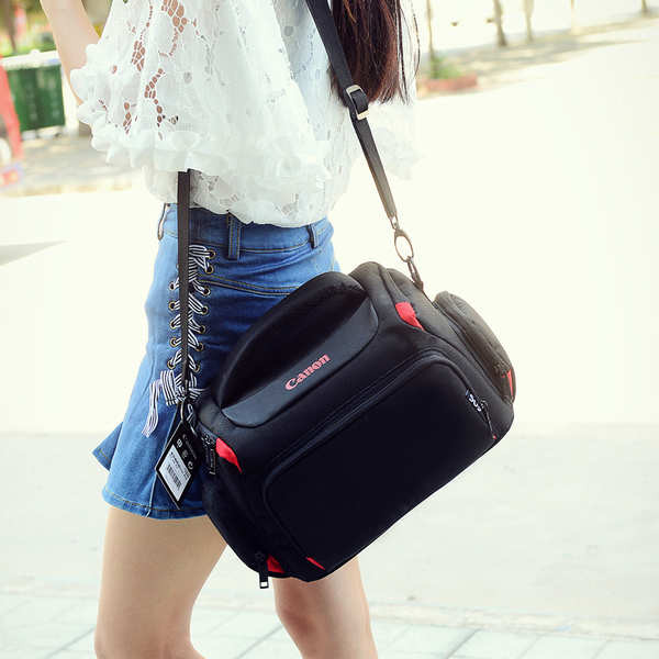 ♜กระเป๋ากล้อง Canon SLR Nikon Sony 200D 600d 700d 760d 5D 3 800D กระเป๋ากล้องไหล่เดี่ยว✍