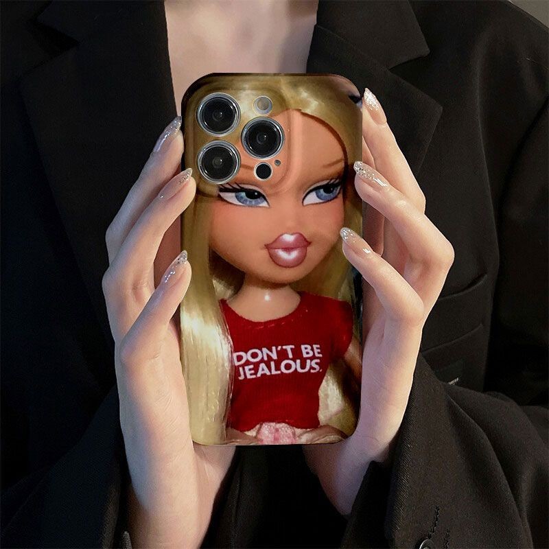 เจ้าหญิงอินเทรนด์เหมาะสําหรับ iPhone 16PROMAX 13 14 XR 7/8PLUS Hard Shell รวมทุกอย่าง 15PRO 16 14 13