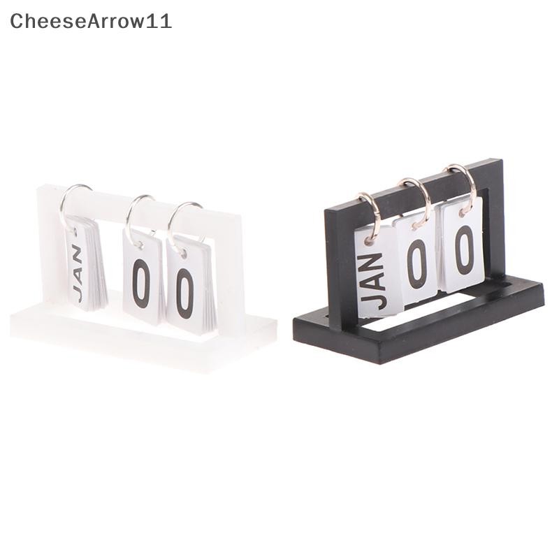 Che 1:12 Dollhouse Miniature ปฏิทินโต๊ะปฏิทิน Home Model Decor ของเล่นตุ๊กตาเครื่องใช้ในบ้าน TH