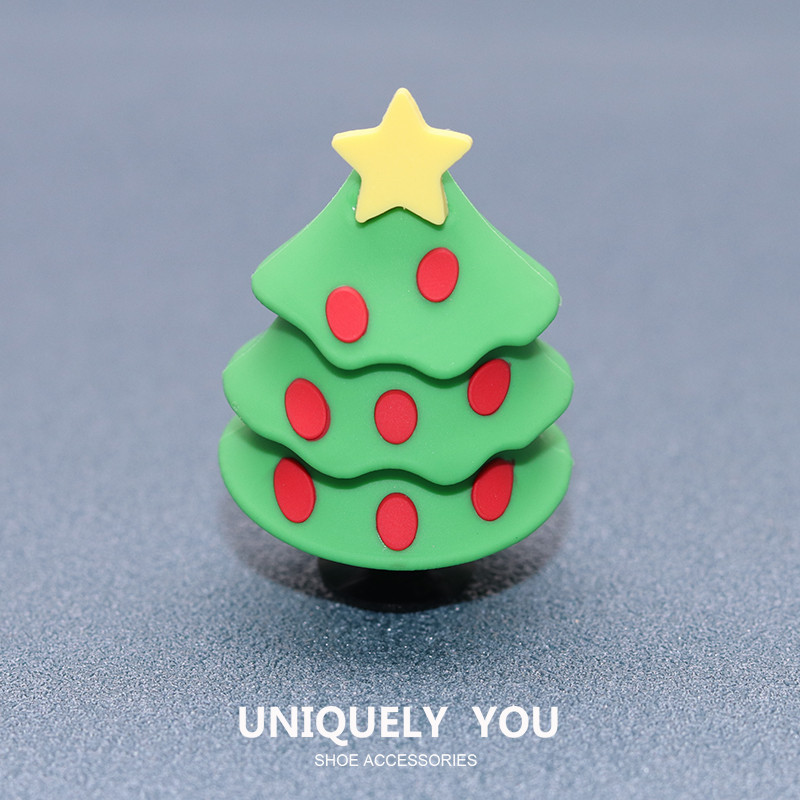 jibbitz crocs 3D Christmas tree crocs jibbitz DIY crocs Charm jibbitz set