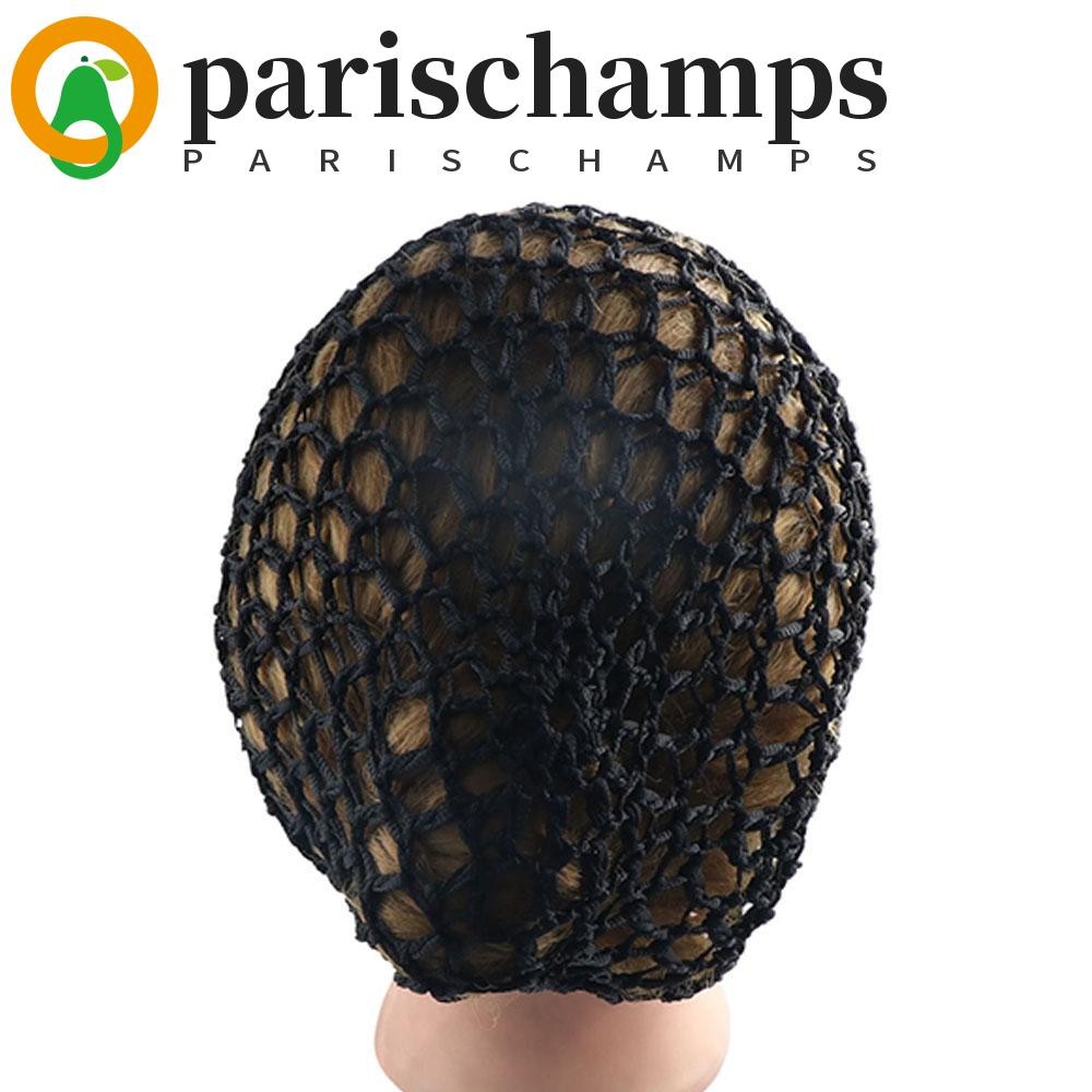 Parischamps ตาข่ายตาข่ายคลุมผม, เน็ตผมโครเชต์นอน Snood, ผ้าโพกหัวคลุมกลางคืนถักนุ่มแฮนด์เมด