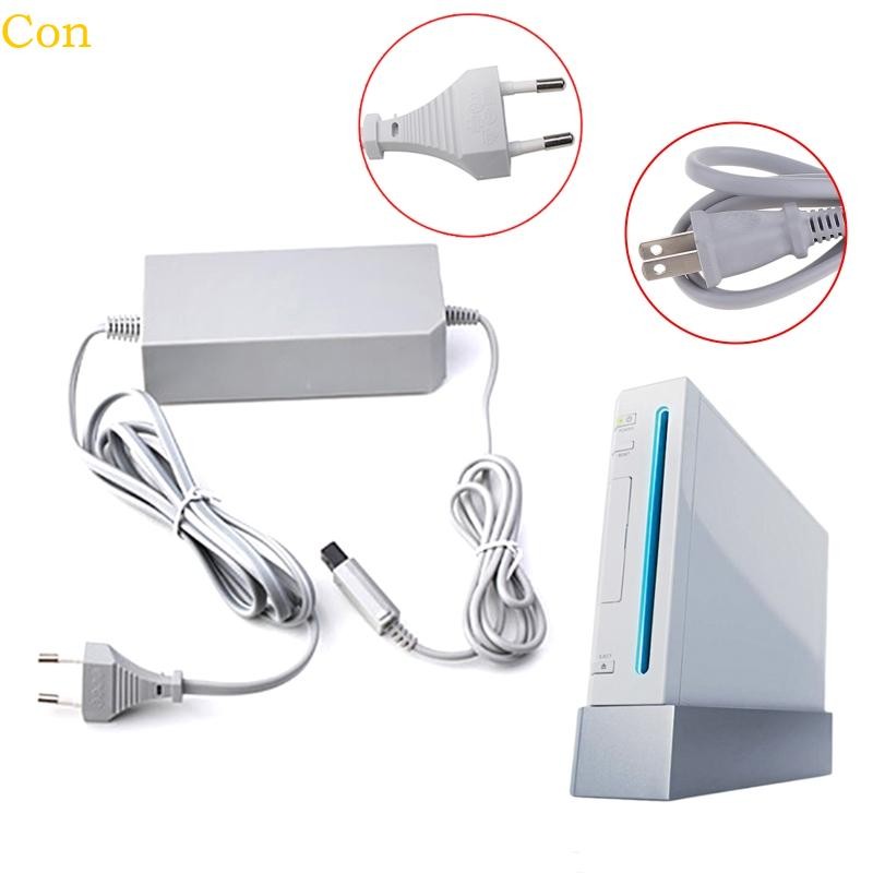 Con AC 100-240V Home Wall Power Supply อะแดปเตอร์ชาร์จสําหรับ N สําหรับ Wii Gamepad Controller จอยสติ๊ก US EU ปลั๊กเปลี่ยน