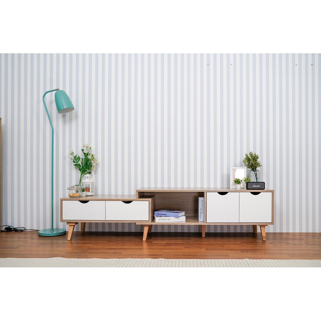 Looms Sideboard 140 cm. GARDIE Light Wood (140x45x45 ซม.)  แบรนด์ LOOMS