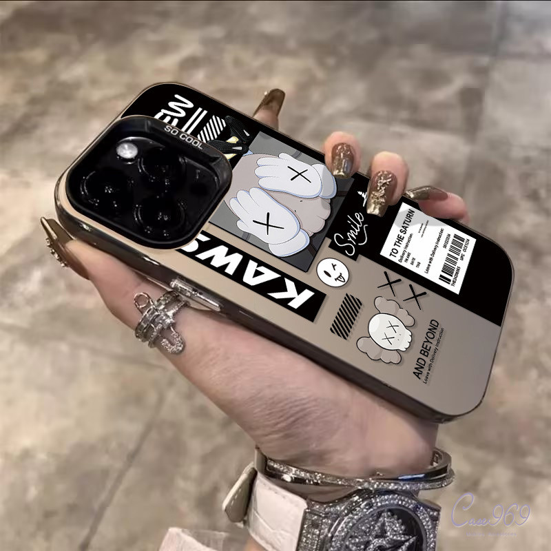 โปสเตอร์ศิลปะเทรนด์ เคส IPhone 12 15 11 16 13 14 Pro Max 15 16 14 8 7 Plus XS XR X XS Max SE 2020 เคสไอโฟน แบรนด์สำคัญ
