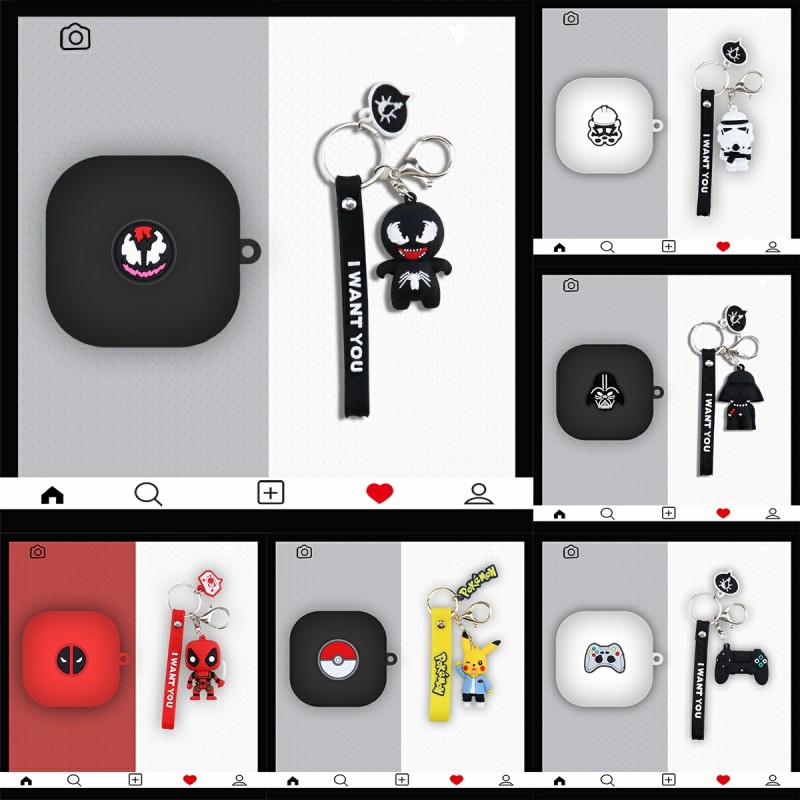 RE641 Redmi Buds 6 lite case  / 6 play / 6 Active  Silicone Protective Case Dust-proof Protective Ca