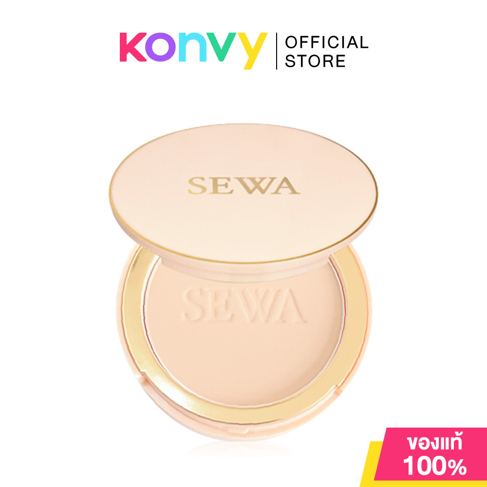 Sewa Primer Foundation Finish Compact SPF30 PA++++ 10g เซวา แป้งไพรเมอร์ผสมรองพื้น.