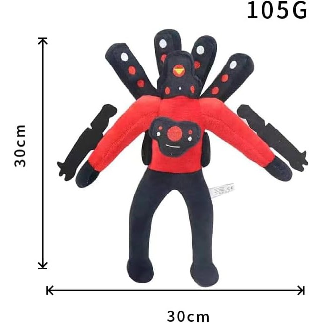 อัพเกรด TV Man ของเล่น Titan ลําโพง Man Plush Titan Computerman ห้องน้ําตุ๊กตาของสะสมของขวัญสําหรับแ