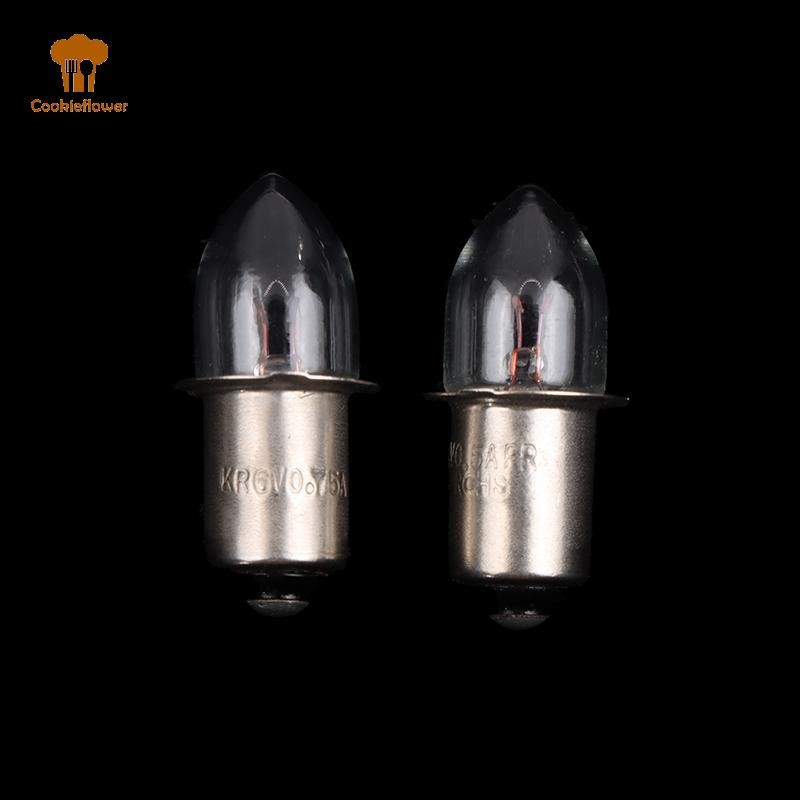 Ckfr P13.5S ฐานหลอดไฟแบบเก่าไฟฉาย 2.4V 3.6V 4.8V 6V 7.2V 0.4A 0.5A 0.75A เปลี่ยนหลอดไฟไฟฉายโคมไฟทํางานใหม่