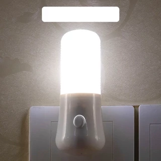 จัดส่งตอนนี้🚀โคมไฟ LED โคมไฟหัวนอน ไฟกลางคืน โคมไฟติดผนัง แบบเสียบปลั๊ก ประหยัดพลังงาน มี 2 ​​สีให้เลือก