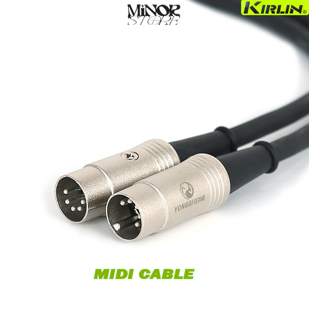 Kirlin สาย MIDI คุณภาพสูง สาย MIDI 5pin ใช้เชื่อมต่ออุปกรณ์ที่มีช่อง MIDI Cable