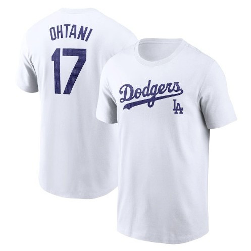 MLB Dodgers Ohtani 17 เสื้อยืดแขนสั้นแห้งเร็ว [S-3XL] Baseball Ohtani Shohei Dodgers