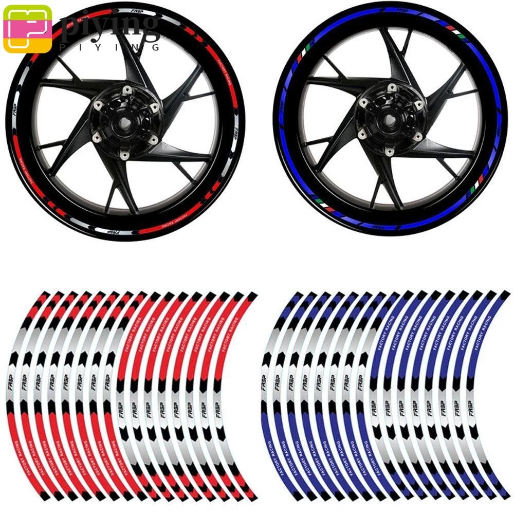 Piying สติ๊กเกอร์ติดล้อรถจักรยานยนต์สําหรับ Kawasaki Rim Stripe เทป Auto Decals จักรยาน Decals เทปขอบรถมอเตอร์ไซด์