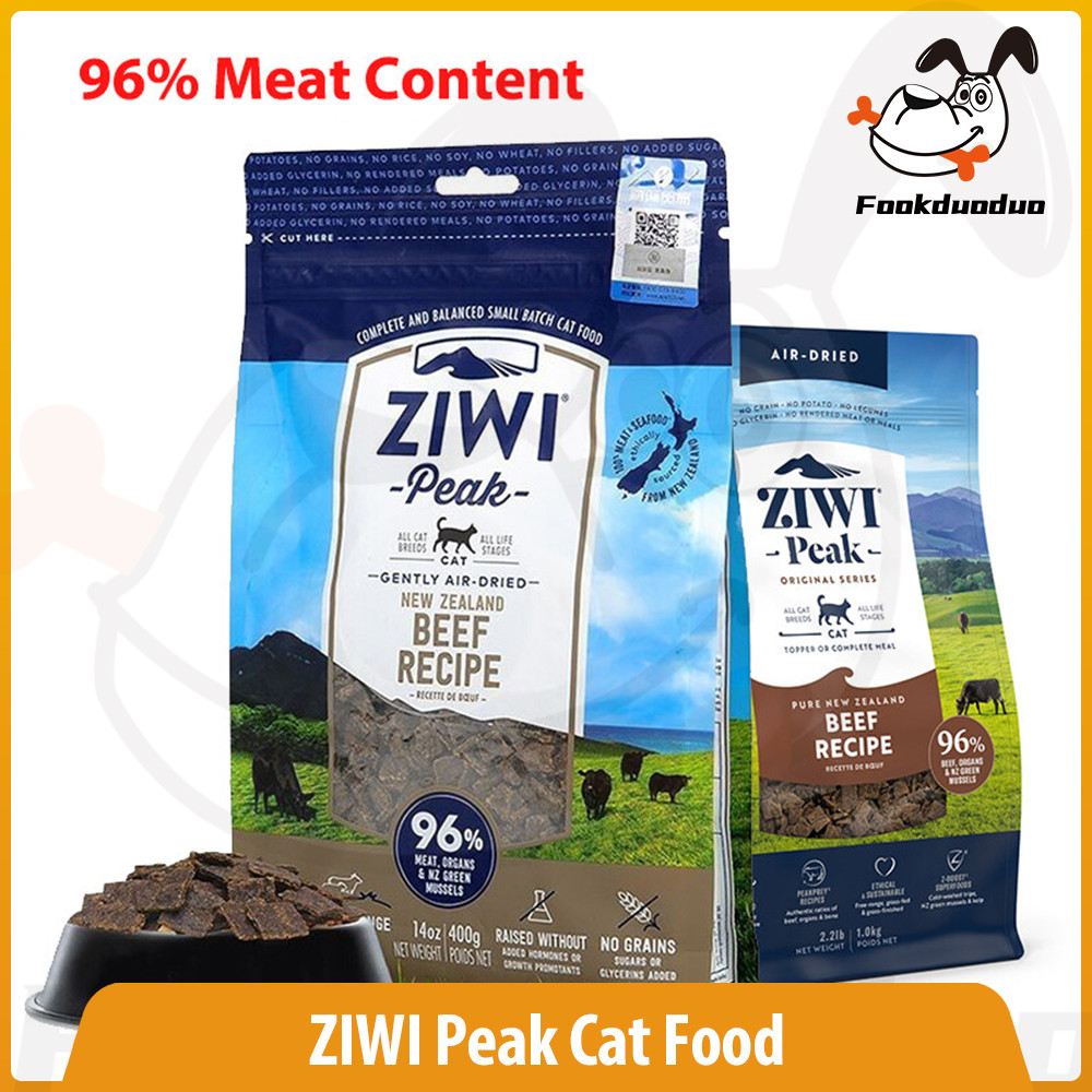 ZIWI Peak Pet Cats Air Dried Food Gain Free 96% Meat Content High Protein Shiny Hair Nutrition Cat F