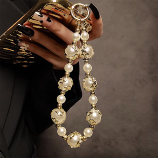 ลูเคน หรูหราดาวเชือกมุกสําหรับโทรศัพท์โซ่เชือกเส้นเล็กเสน่ห์…