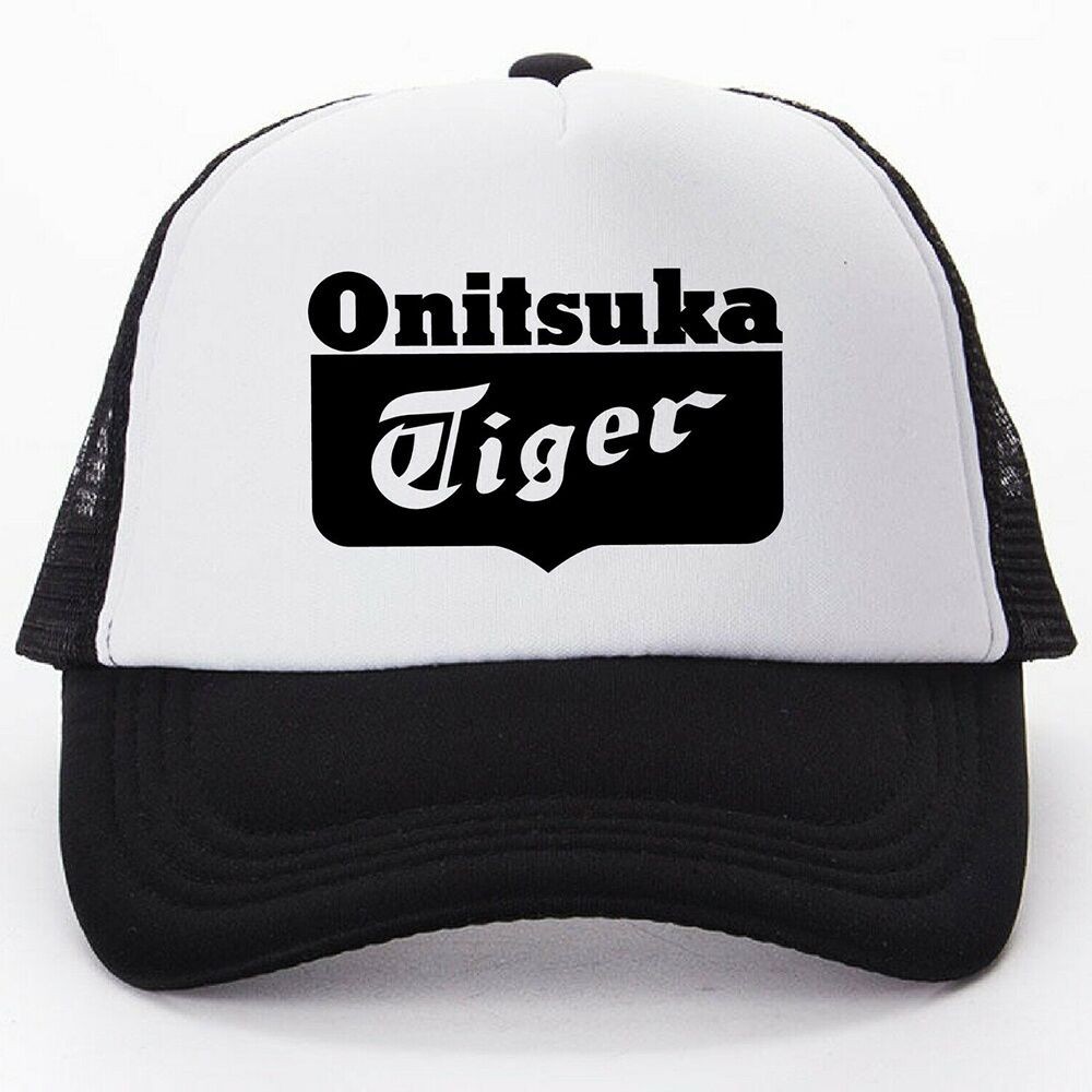 Onitsuka Tiger Trucker Cap หมวกผ้าฝ้ายแบบปรับได้