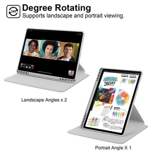 เคส Redmi Pad SE 8.7นิ้ว สำหรับ เรดมี่ แพด เอสอี 8.7นิ้ว พร้อมถาดใส่ปากกา Triple fold+360° rotation รูปแบบการ์ตูน เคสแท็บเล็ต Redmi
