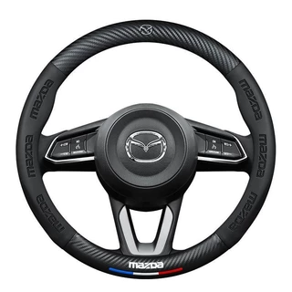 คาร์บอนไฟเบอร์พวงมาลัยรถ Breathable Anti Slip พวงมาลัยสําหรับ MAZDA 3 Bk Bl 323 AXla Atenza CX-3 CX-4 Cx5