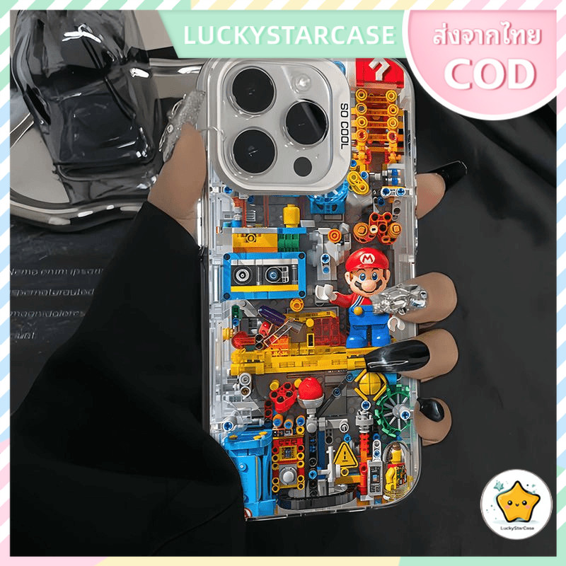 ซูเปอร์แมรี่ ลายการ์ตูน เคสโทรศัพท์ For Redmi Note 8 10 12 13 11 9 PRO 10X 9A 9T 10A A1 Mi 11 LITE 5G ซิลิโคนนุ่ม เคส