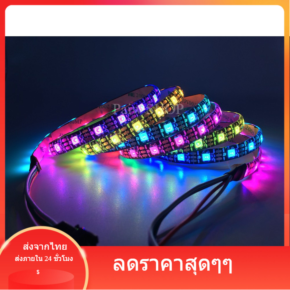 แถบไฟ Led Dc5V Ws2812B 60 92 120 144 Leds Ws 2812 Ip30 IP20