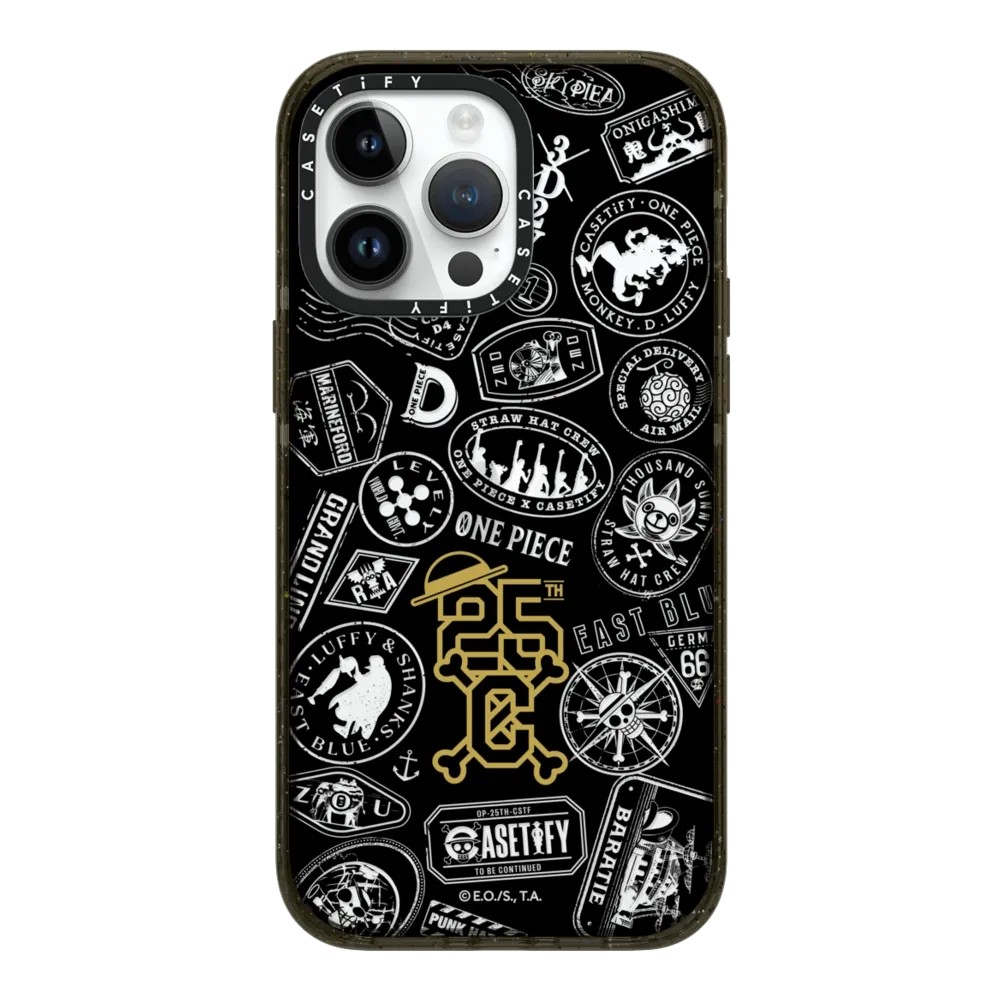 Casetiy ONE PIECE 25th Chronicle Soft CaseสําหรับiPhone 16 15 14 Plus 11 12 13 Pro MaxกันกระแทกTPUซิลิโคนปลอก