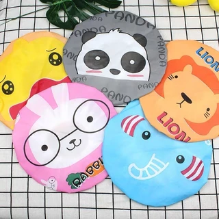หมวกคลุมผมอาบน้ํา หมวกอาบน้ำกันน้ำหมวกผมลายการ์ตูน หมวกอาบน้ำกันน้ำ พลาสติก กันน้ำ แบบหนา