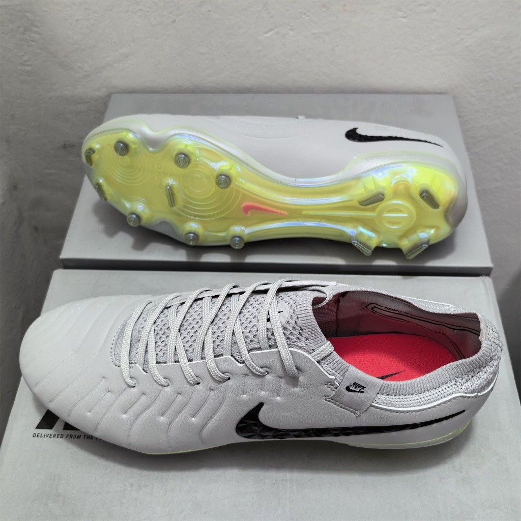 Tiempo Legend x Elite FG 39-45รองเท้าฟุตบอลถักกลางแจ้งรองเท้าฟุตบอลกันลื่นและทนต่อการสึกหรอ L1YS