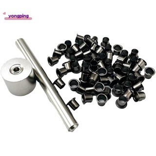 100 ชิ้น K-Shath ตาไก่ Rivets ติดตั้ง Fix เครื่องมืออะไหล่อุปกรณ์เสริม 7.5 มม.Kydex Sheath Scabbards ตาไก่หัวเข็มขัดเล็บ Pin