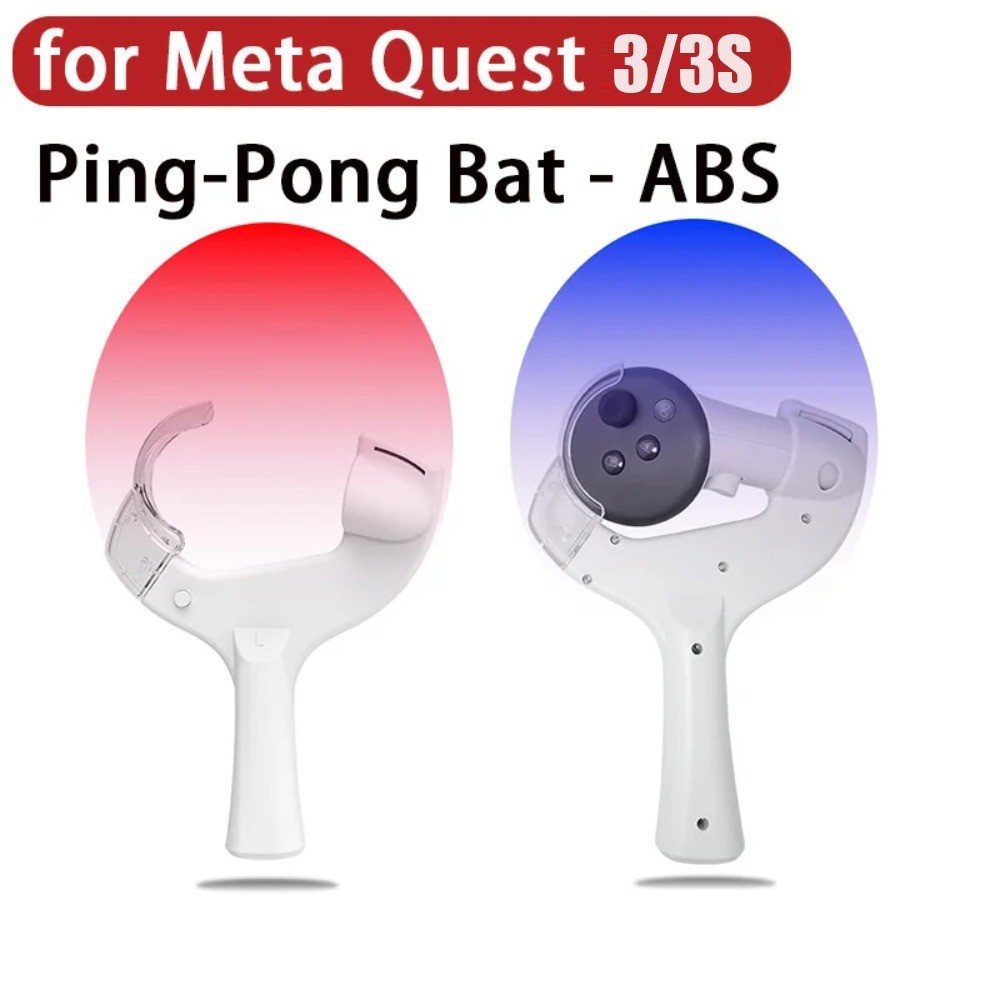 Ping-pong ค้างคาวสําหรับ Meta Quest 3 / 3S VR Controller เกม Q3 ไม้ปิงปอง Ping-pong Paddle ค้างคาวชุ