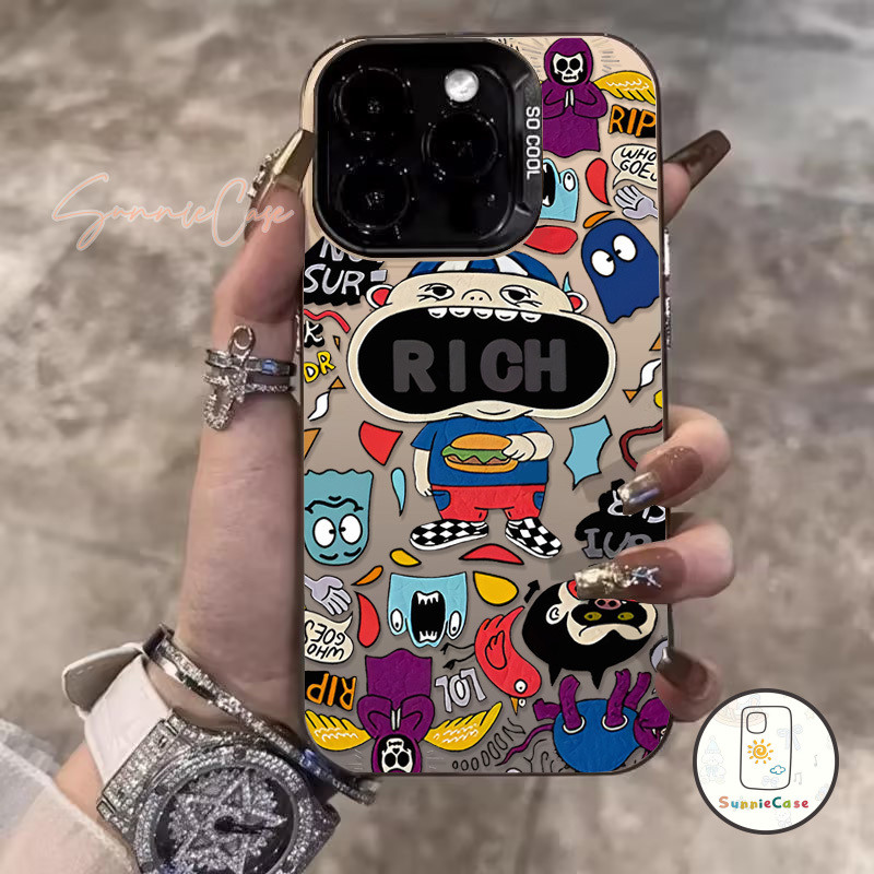 แอนิเมชั่น รูปวาด สำหรับ OPPO A76 A17 A5s A17K A78 A38 A7 A77s A16 A31 A57 A74 A3s A16s A12 15 A55 A58 A77 A18 A54 เคส