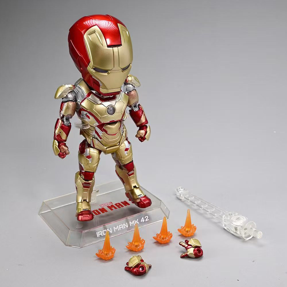 Special Clearance Eg Avengers Iron Man MK42Alliance Boy Toy Garage Kit Birthday Gift Decoration Mode