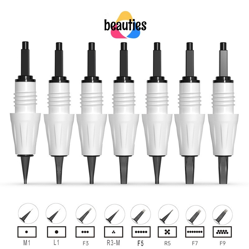 10 ชิ้น Artmex เข็มสําหรับ PMU เครื่อง Artmex V3/V6/V8/V9/ V11 และ Dr.pen A3 อายไลเนอร์ Eye brow ริม