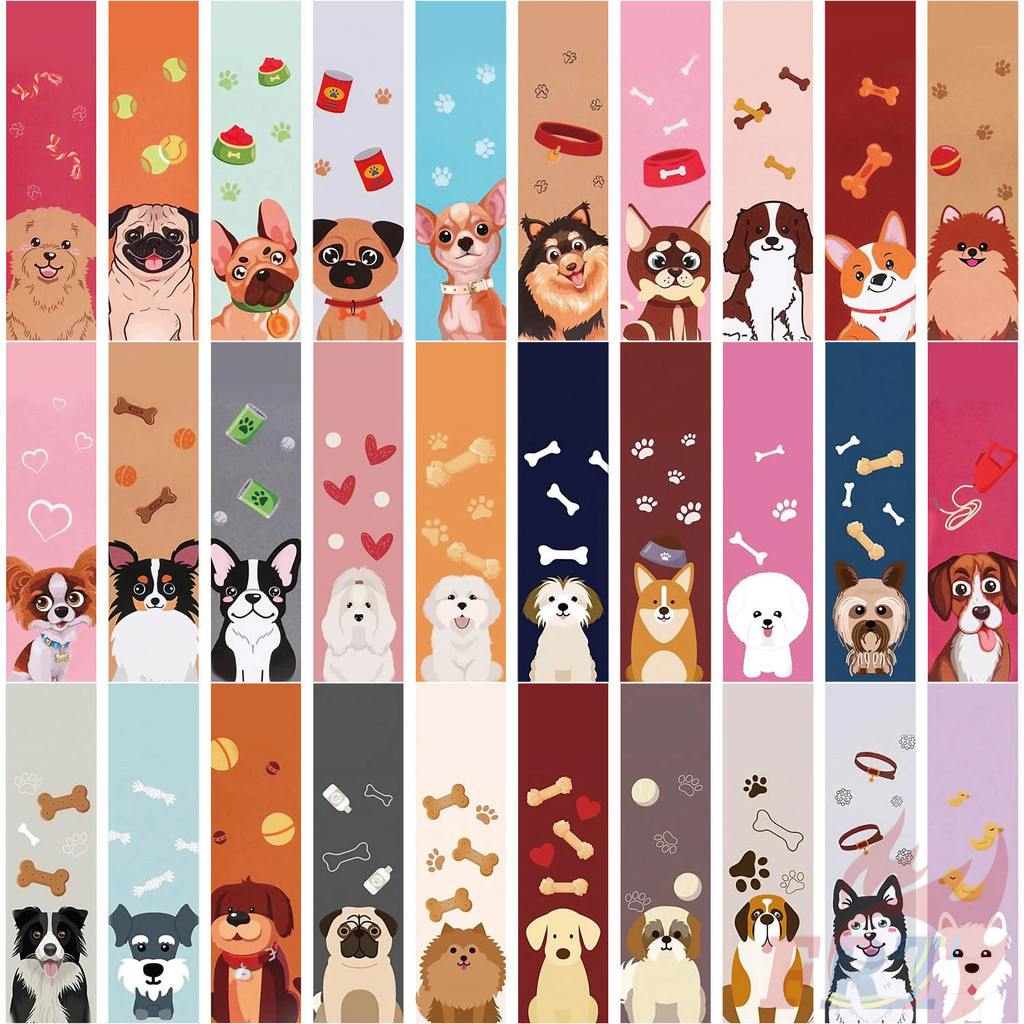 30ชิ้น/เซ็ต ที่คั่นหนังสือสุนัขการ์ตูนน่ารัก หนังสือแฟชั่น เครื่องหมาย ของ หน้า เครื่องเขียน อุปกรณ์การเรียน สํานักงาน