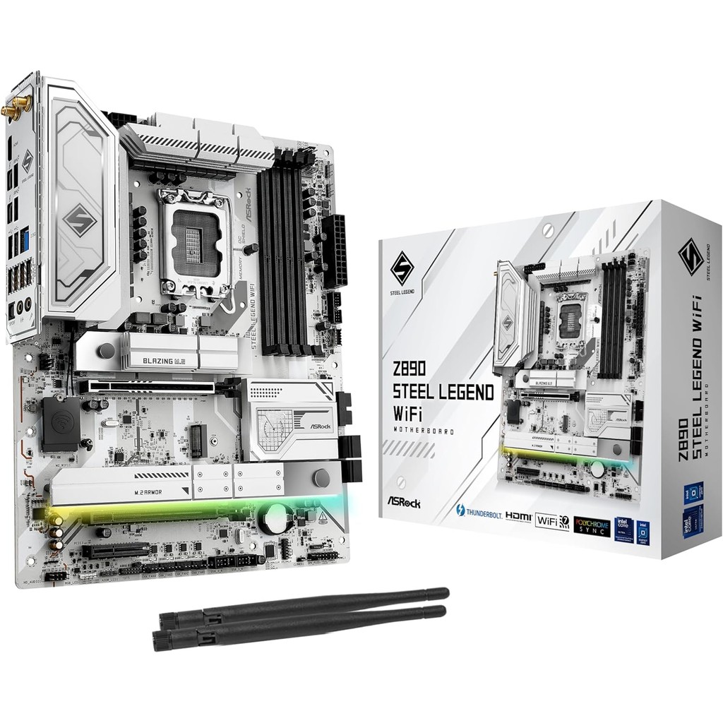 MAINBOARD (เมนบอร์ด) ASROCK Z890 STEEL LEGEND WIFI DDR5 (1851)